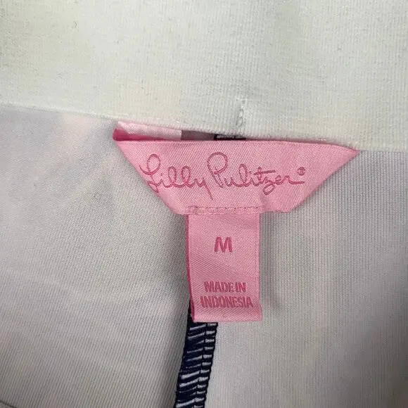 Lilly Pulitzer Adelia Scuba Shorts Size Medium Preppy Beach Vacation - Picture 6 of 8